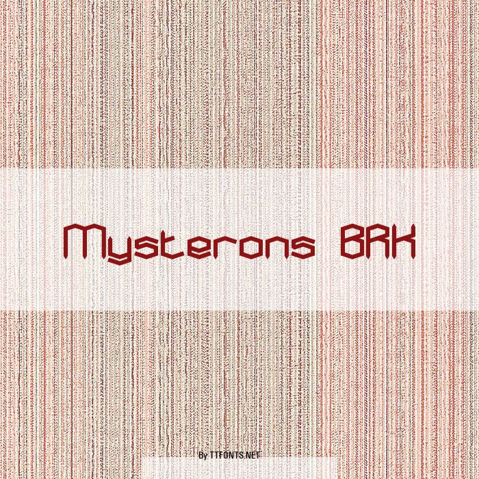 Mysterons BRK example