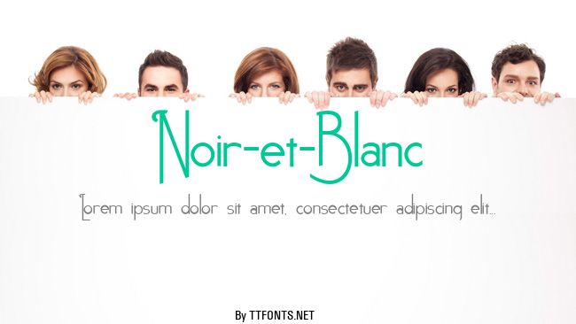 Noir-et-Blanc example