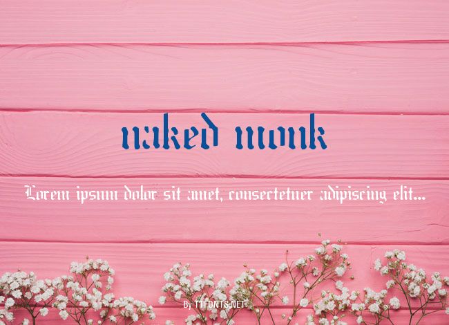 naked monk example
