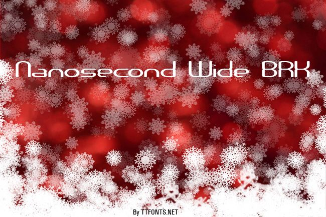 Nanosecond Wide BRK example