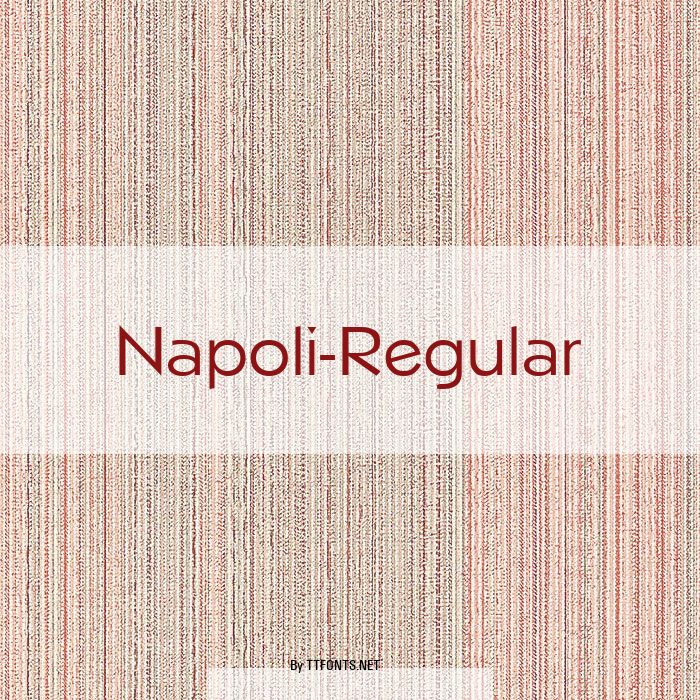 Napoli-Regular example