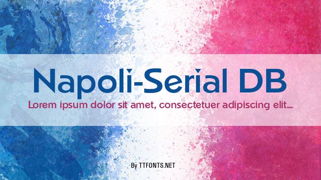 Napoli-Serial DB example