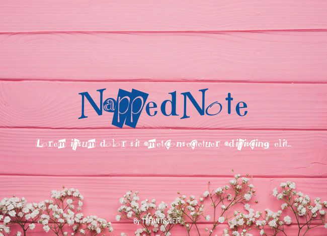 NappedNote example
