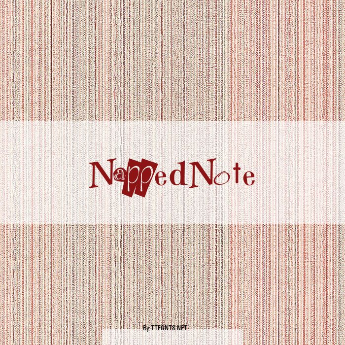 NappedNote example