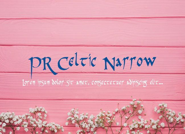 PR Celtic Narrow example
