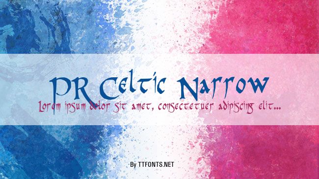 PR Celtic Narrow example