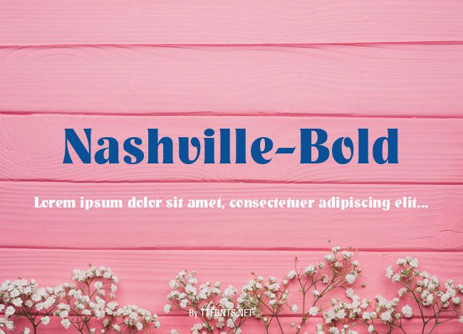 Nashville-Bold example