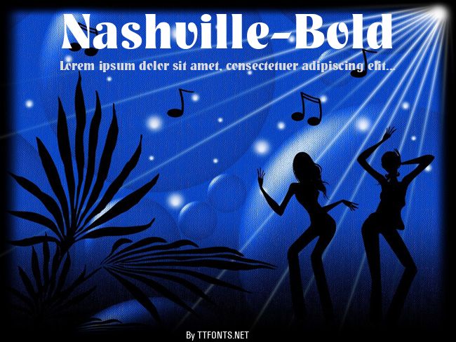 Nashville-Bold example