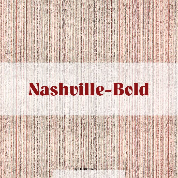 Nashville-Bold example