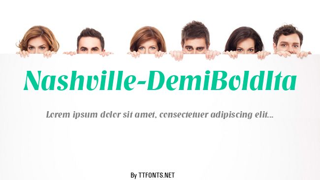 Nashville-DemiBoldIta example