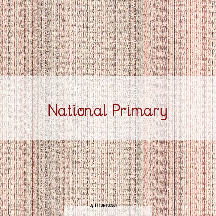 National Primary example