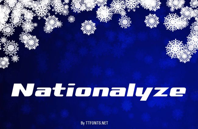 Nationalyze example