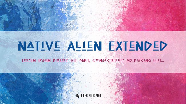 Native Alien Extended example