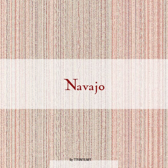 Navajo example
