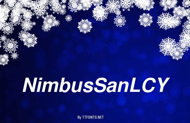NimbusSanLCY example