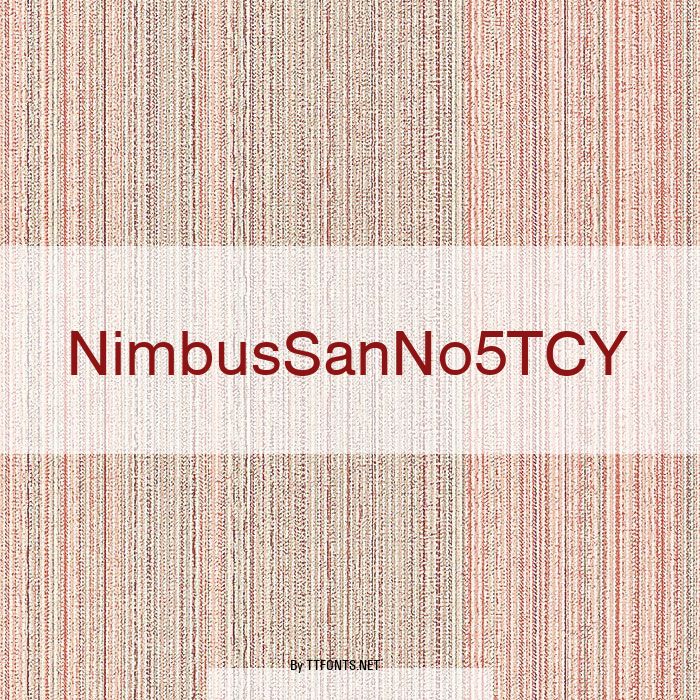 NimbusSanNo5TCY example