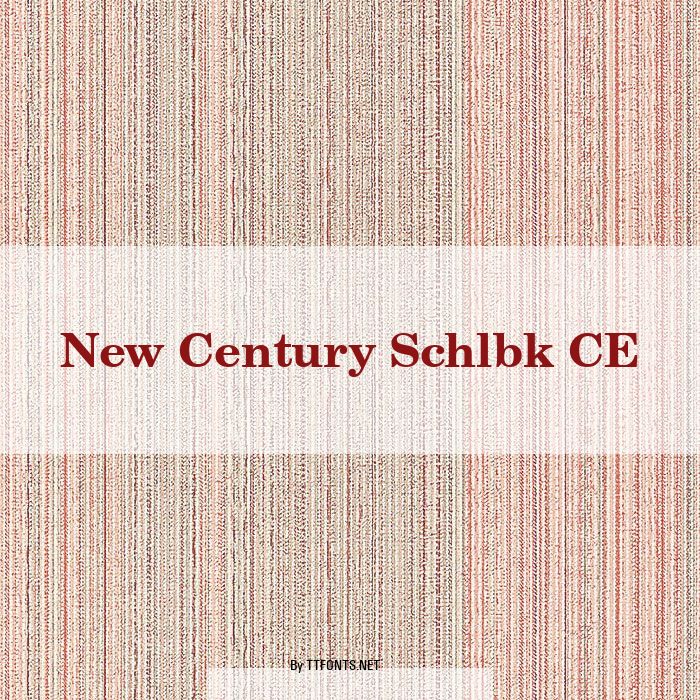 New Century Schlbk CE example