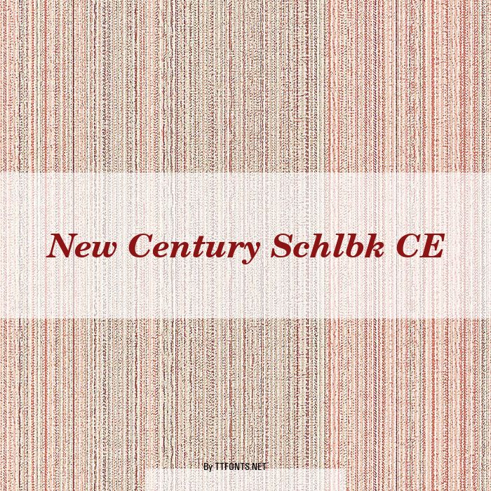 New Century Schlbk CE example