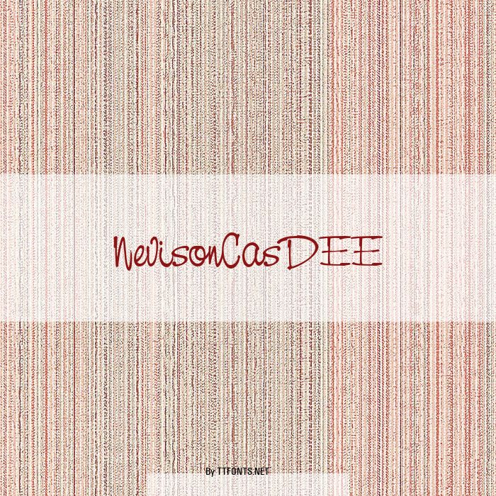 NevisonCasDEE example