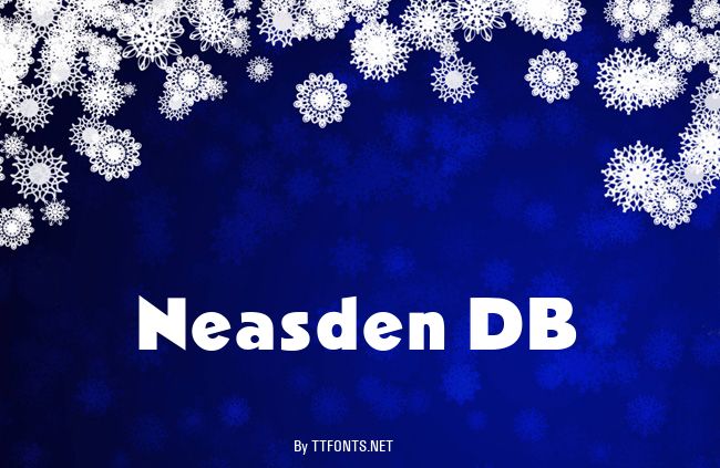 Neasden DB example