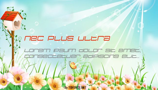 Nec plus ultra example