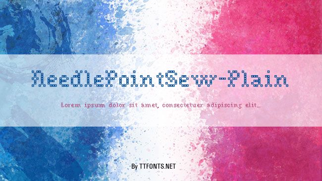 NeedlePointSew-Plain example
