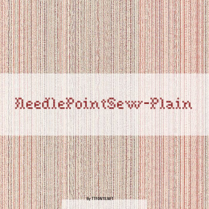 NeedlePointSew-Plain example