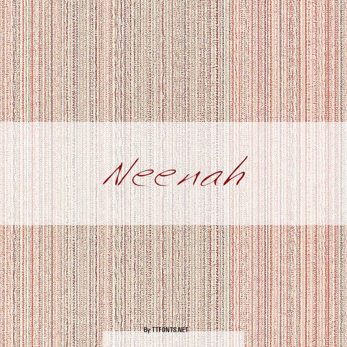 Neenah example