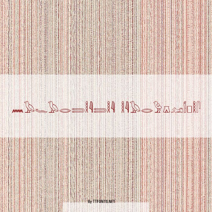 NEFERCHICHI HIEROGLYPHS example