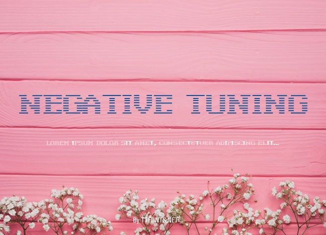 Negative Tuning example