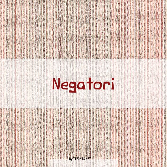 Negatori example