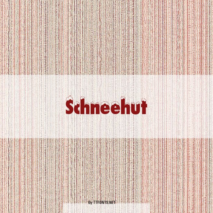 Schneehut example