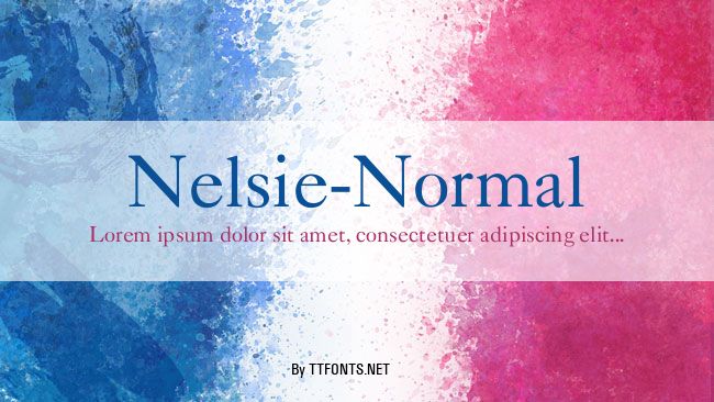 Nelsie-Normal example