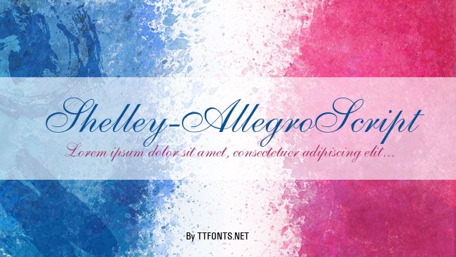 Shelley-AllegroScript example