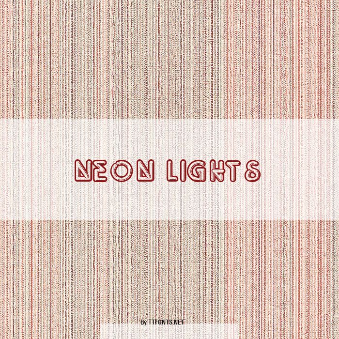 Neon Lights example