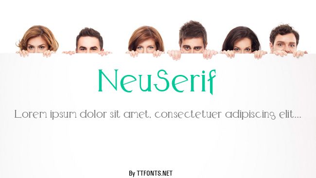 NeuSerif example