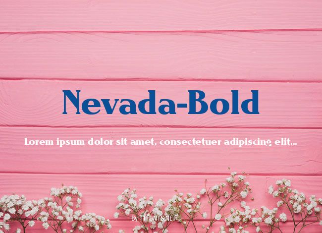 Nevada-Bold example