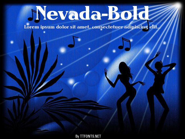 Nevada-Bold example