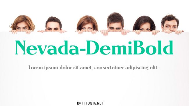 Nevada-DemiBold example