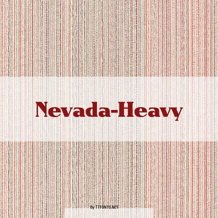 Nevada-Heavy example