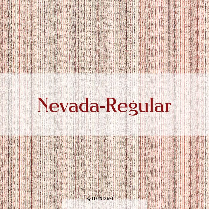 Nevada-Regular example
