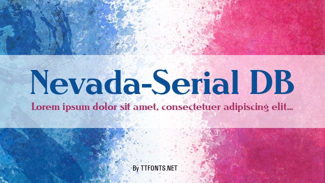 Nevada-Serial DB example