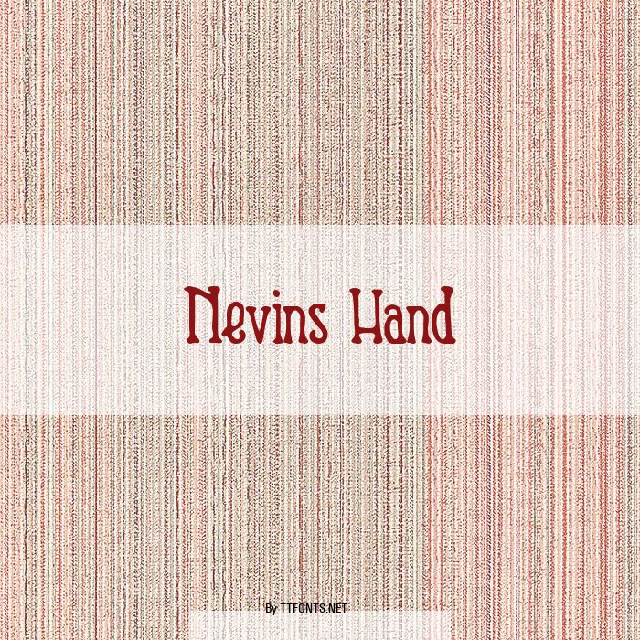 Nevins Hand example