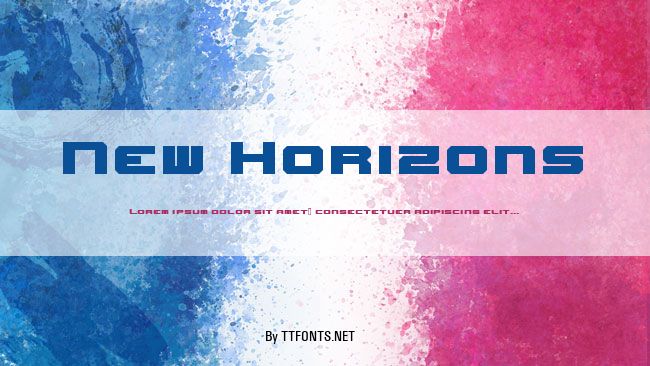 New Horizons example