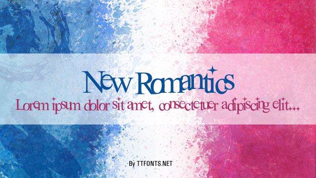 New Romantics example