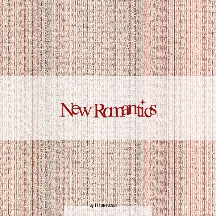 New Romantics example