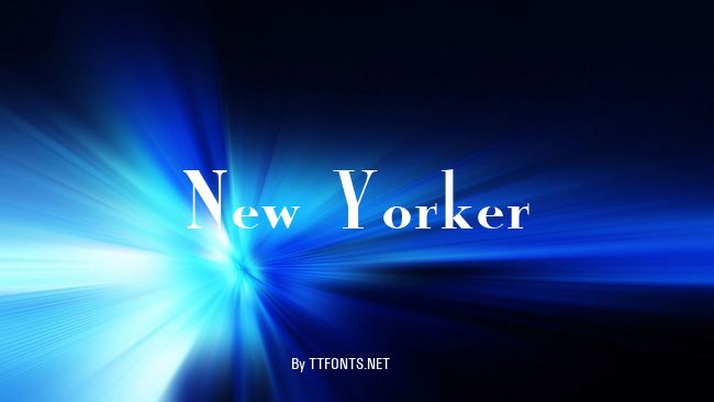 New Yorker example