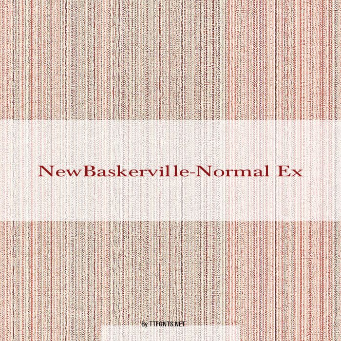 NewBaskerville-Normal Ex example
