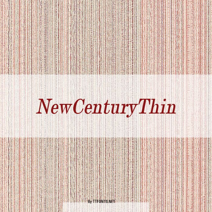 NewCenturyThin example
