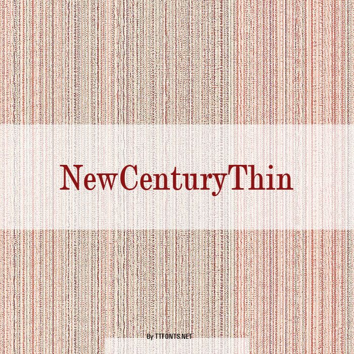 NewCenturyThin example